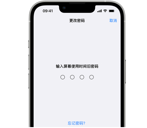 信阳iPhone屏幕维修分享iPhone屏幕使用时间密码忘记了怎么办 