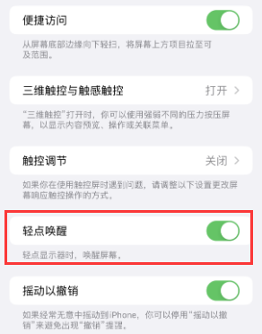 信阳苹果授权维修站分享iPhone轻点无法唤醒怎么办