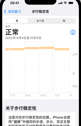 信阳iPhone手机维修如何在iPhone开启'步行稳定性通知'