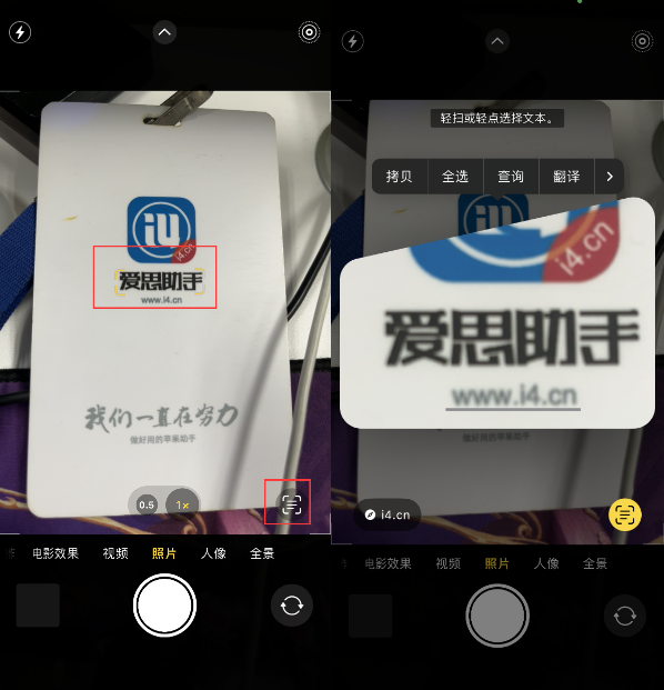 信阳苹果手机维修分享升级iOS 16后如何通过相机翻译文本 