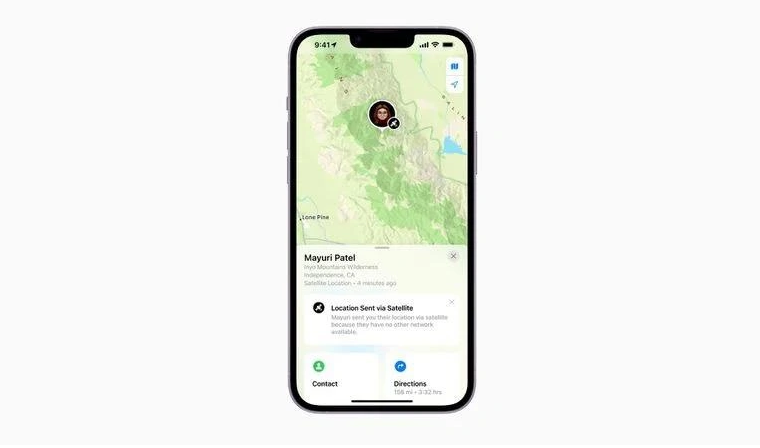 信阳苹果14维修分享iPhone14系列中 FindMy功能通过卫星分享位置方法教程 