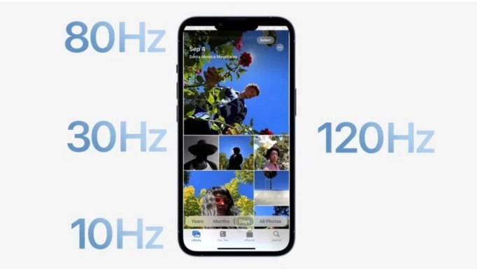 信阳苹果14维修分享iPhone 14有高刷吗 